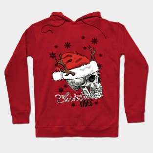 Christmas Vibes Skull Hoodie